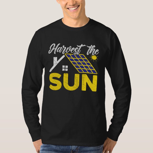 Camiseta Harvest The Sun Renewable Energy Sun Solar Power S (Anverso)