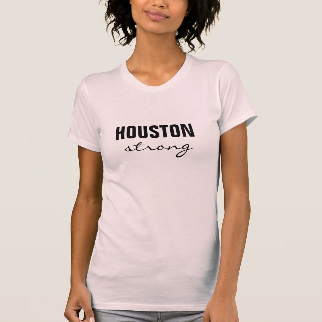 Camiseta harvey del huracán fuerte de Houston Tejas (Anverso)
