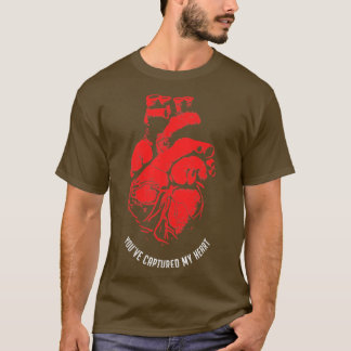 Camiseta Has Capturado Mi Corazón Parejas Halloween Anatómi
