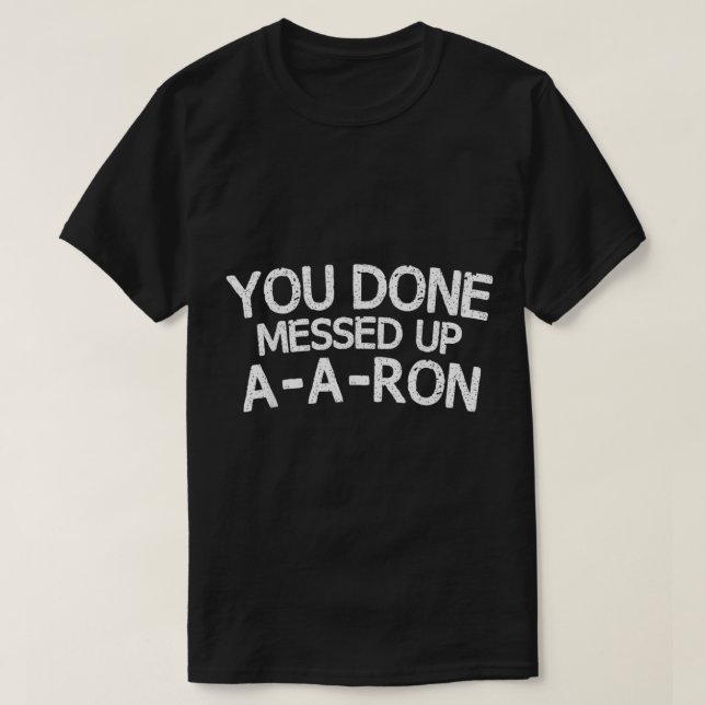 Camiseta Has Hecho Un Humor Divertido Sobre Tee. (Diseño del anverso)