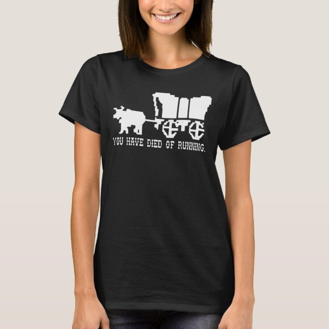 Camiseta Has muerto de hacer ejercicios divertidos (Anverso)