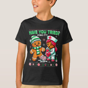 Camiseta ¿Has probado a glasearlo Pan de jengibre Uci Enfer