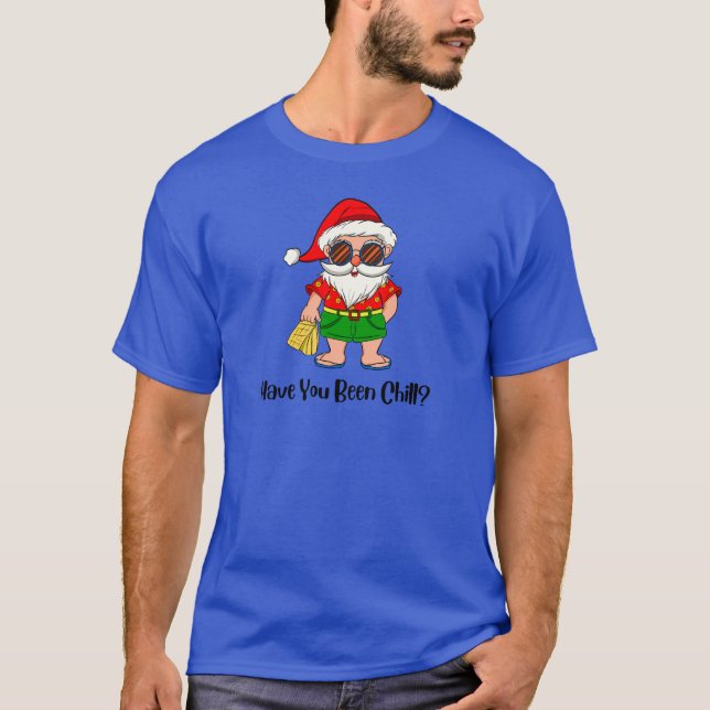 Camiseta ¿Has Sido Chill? Navidades Santa in Beach Vibe (Anverso)