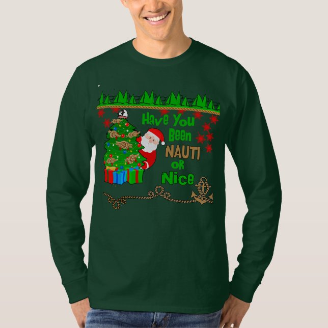 Camiseta ¿Has sido Nauti o Navidades amables? (Anverso)