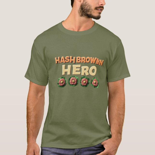 Camiseta Hashbrown Hero (Anverso)