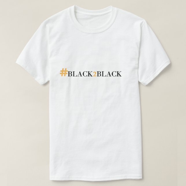 Camiseta HASHTAG BLACK2BLACK T-Shirt (Diseño del anverso)