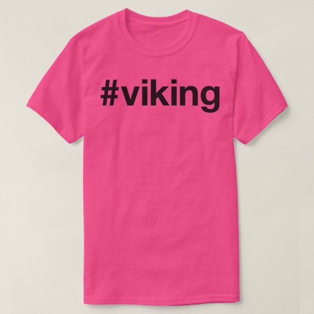 Camiseta Hashtag de VIKING (Diseño del anverso)