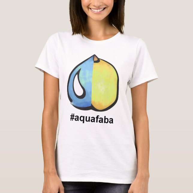 Camiseta hashtag del aquafaba (Anverso)