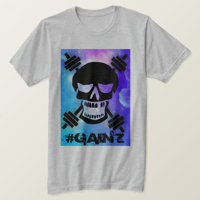 Camiseta Hashtag Gainz (Anverso del diseño)