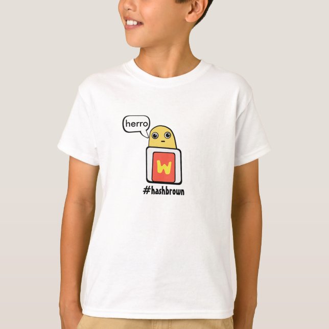 Camiseta Hashtag Hashbrown (Anverso)