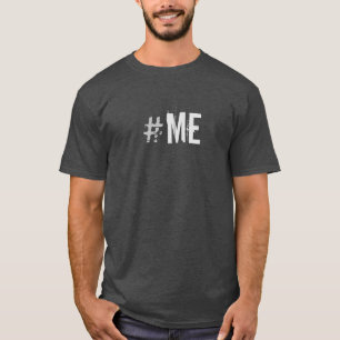 Camiseta HASHTAG#ME Gracioso Plata Imprimir todos los color