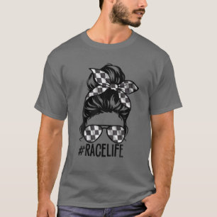 Camiseta Hashtag Race Lover Life Carreras Racer Glasses M