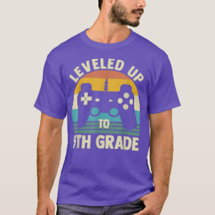 Camiseta Hasta 9º Grado De Vuelta Al Videojuego Escolar 