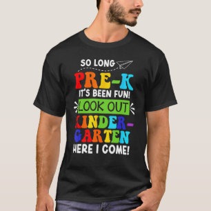 Camiseta Hasta Aquí Me Graduo El Jardín De Niños De Preesco