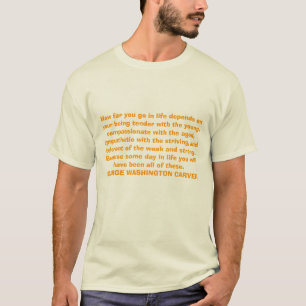 Camiseta Hasta dónde usted entra en vida depende de su ser