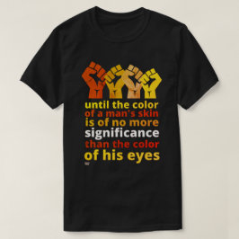 CAMISETA HASTA EL COLOR DE LA PIEL DE UN HOMBRE...