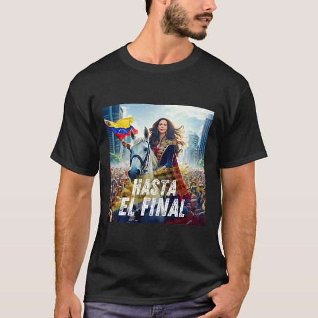 Camiseta Hasta el final María Corina Machado (Anverso)