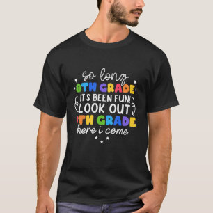 Camiseta Hasta el octavo grado, noveno grado, voy a graduar