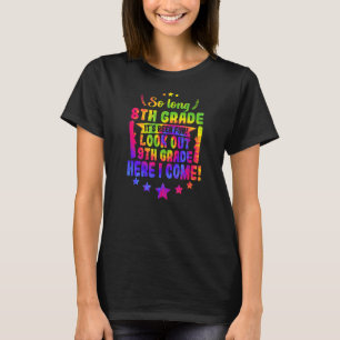 Camiseta Hasta el octavo grado, noveno grado, voy a graduar