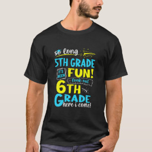 Camiseta Hasta El Quinto Grado 6 Aquí Llego A La Graduación