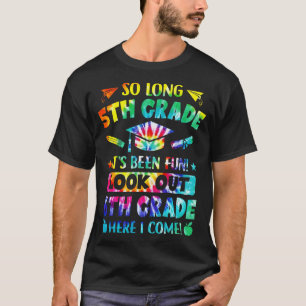 Camiseta Hasta el quinto grado del 6º grado aquí me graduo