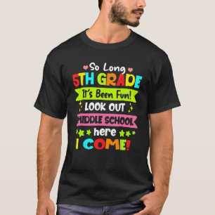 Camiseta Hasta El Quinto Grado Mira El Sexto Grado Aquí Lle