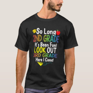 Camiseta Hasta El Segundo Grado Mira El Tercer Grado Aquí L