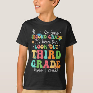 Camiseta Hasta el tercer grado de graduación de 2º grado aq