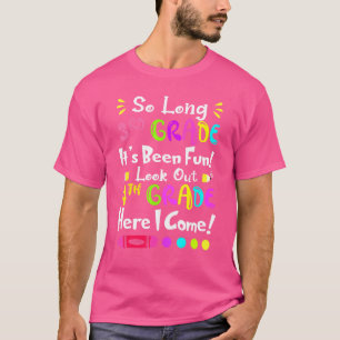 Camiseta Hasta el tercer grado ha sido divertido mirar el c