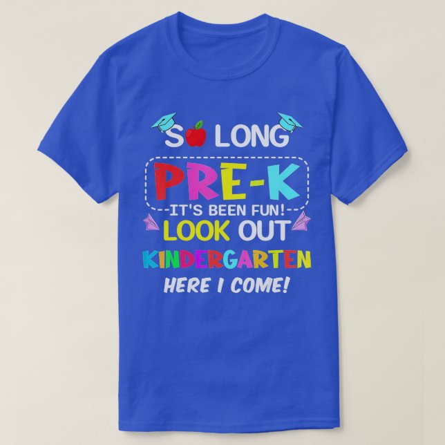 Camiseta Hasta Hace Tiempo Que El Jardín De Niños De PreK A (Diseño del anverso)