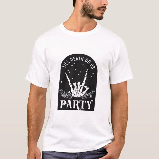Camiseta Hasta La Muerte Fiesta Estadounidense Bachelorette (Anverso)