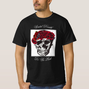 Camiseta Hasta La Muerte, Nos Parecen Negro Rojo Rosa