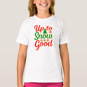 Camiseta Hasta la nieve buenos Navidades divertidos Red Gre