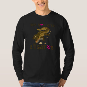 Camiseta Hasta Luego Caimán Niños Florida Gator Cocodrilo