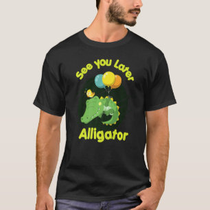Camiseta Hasta Luego Cocodrilo Reptiles Zoológico Animales