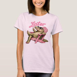 Camiseta Hasta Luego Maestro Verano Caimán Último Día de