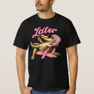 Camiseta Hasta Luego Maestro Verano Caimán Último Día de