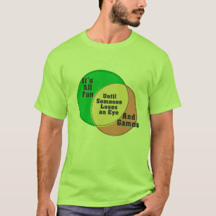 Camiseta Hasta que alguien pierda la vista todo es diversió