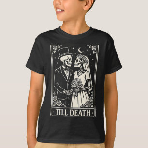 Camiseta Hasta que la Muerte Esqueleto Amor Parejas Boda Gó