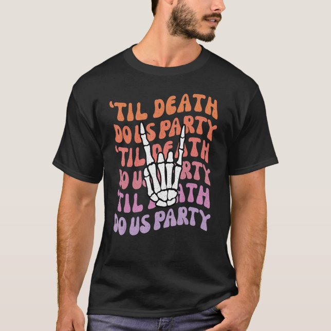 Camiseta Hasta que la muerte nos separe Fiesta de soltera N (Anverso)