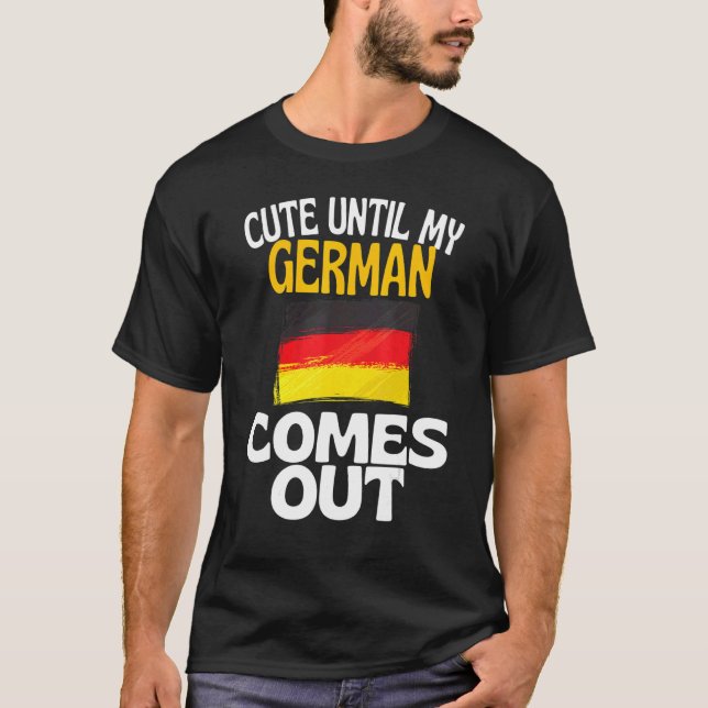 Camiseta Hasta que salga mi alemán de Alemania (Anverso)