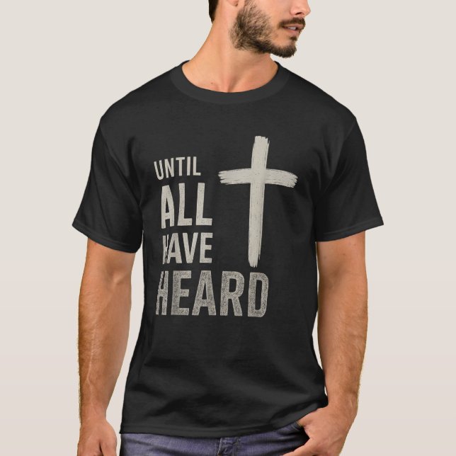 Camiseta Hasta que todos hayan oído (Anverso)