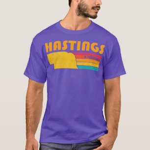 Camiseta Hastings Nebraska Vintage Distresors Souvenir