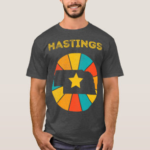 Camiseta Hastings Nebraska Vintage Distresors Souvenir 1