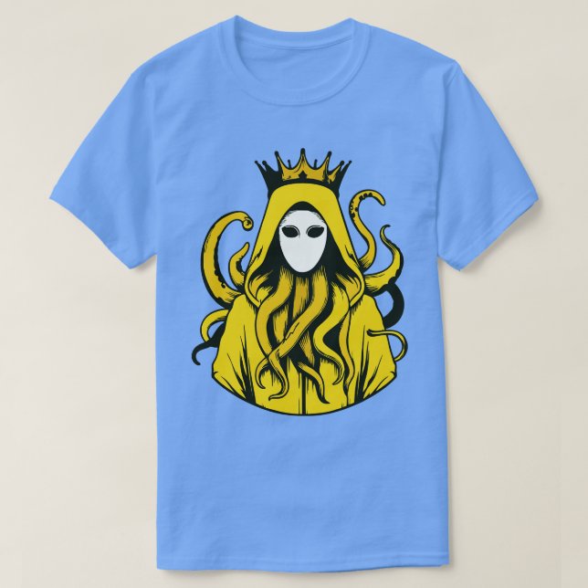 Camiseta Hastur en amarillo 3 (Diseño del anverso)