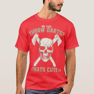 Camiseta Hatchet Ax Classic TShirt de cráneo divertido