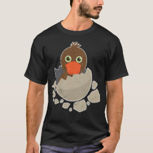 Camiseta Hatching Baby Duck Embarazo Gracioso Perro impreso