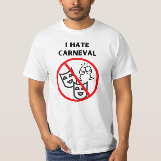 Camiseta Hate Carneval (Anverso)