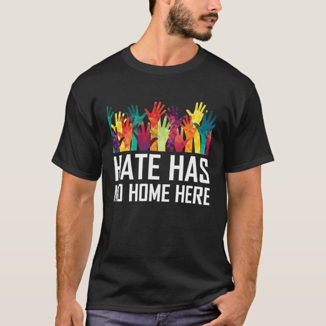 Camiseta Hate Has No Home Here Diversity Anti Hate Unity (Anverso)