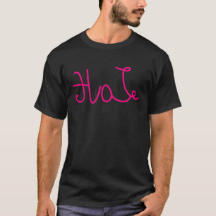 Camiseta Hate Love Mirror imagen doble que significa hombre